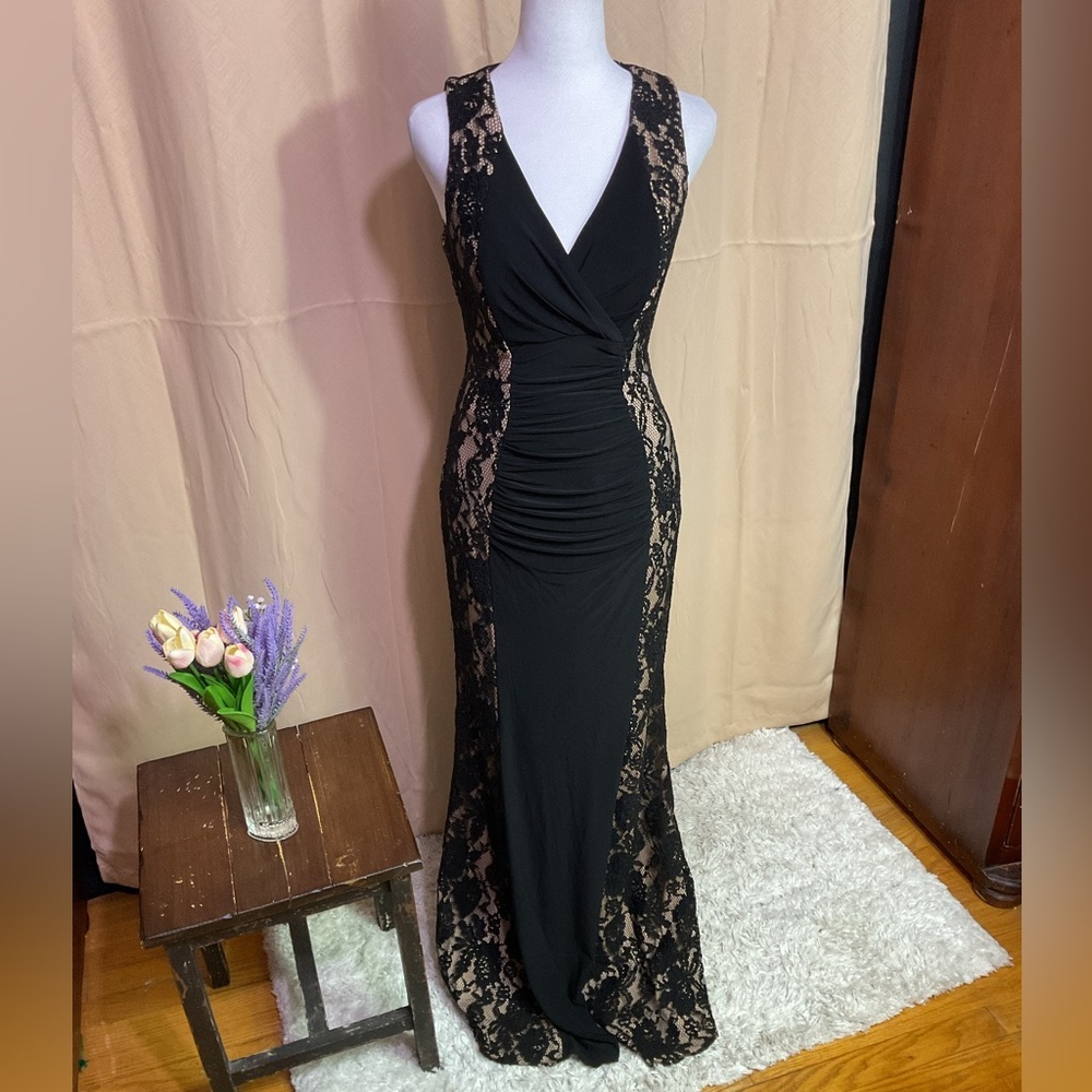 JS Boutique Black Gown